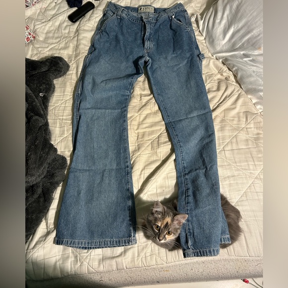 90’s vintage American Eagle jeans *please ignore cat* - Picture 4 of 4
